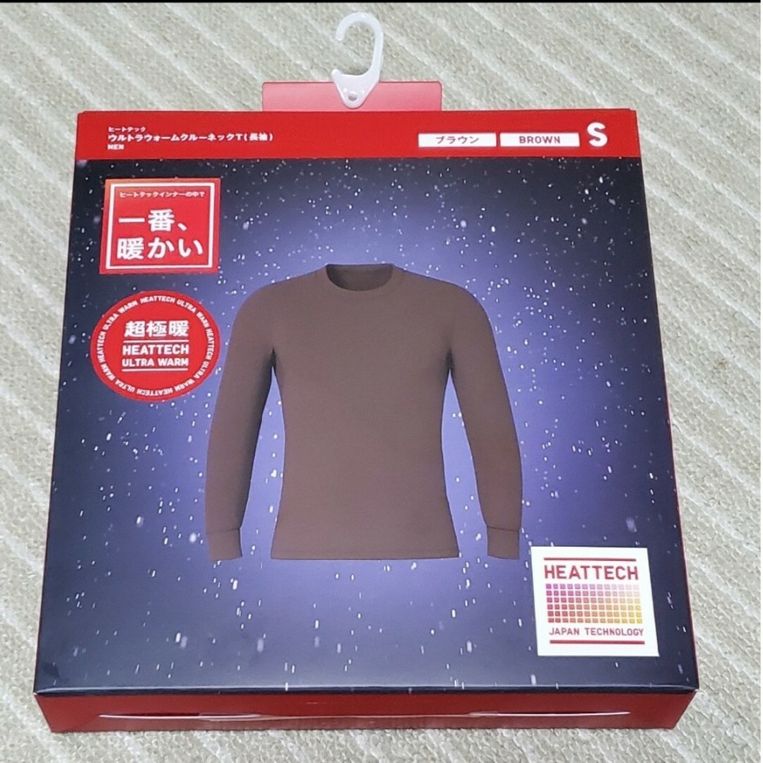 UNIQLO(ユニクロ)のユニクロ超極暖ウルトラウォームクルーネックＳ　ヒートテック メンズのトップス(Tシャツ/カットソー(七分/長袖))の商品写真