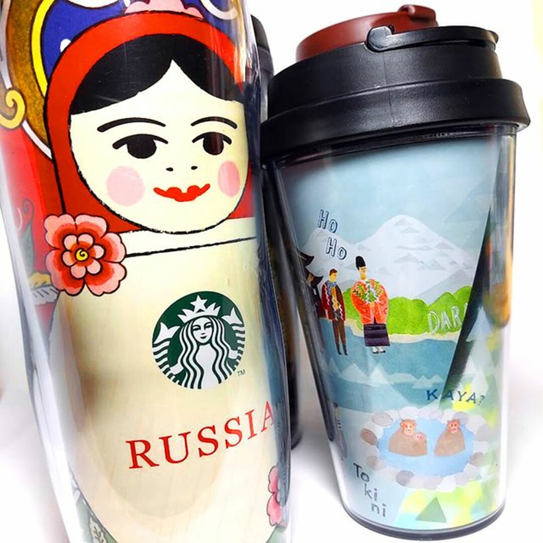 Starbucks(スターバックス)の新品 STARBUCKS✨スターバックス スタバ 限定タンブラー 4点セット！ インテリア/住まい/日用品のキッチン/食器(タンブラー)の商品写真