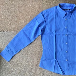 ラルフローレン(Ralph Lauren)の美品モデット【ラルフローレンRalph Laurenシャツ】薄青(シャツ/ブラウス(長袖/七分))