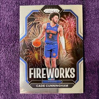 Cade Cunningham Prizm Fireworks NBA(シングルカード)