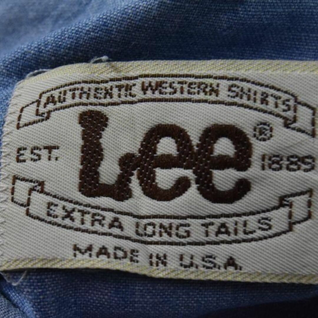 Lee(リー)のリー USA製 80s シャツ 11205c ビンテージ ウエスタン Lee 0 メンズのトップス(シャツ)の商品写真