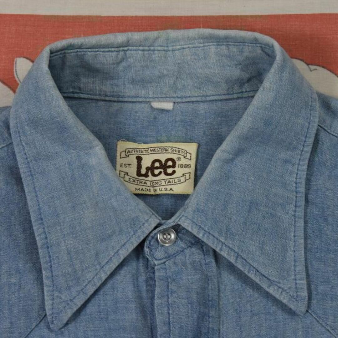 Lee(リー)のリー USA製 80s シャツ 11205c ビンテージ ウエスタン Lee 0 メンズのトップス(シャツ)の商品写真