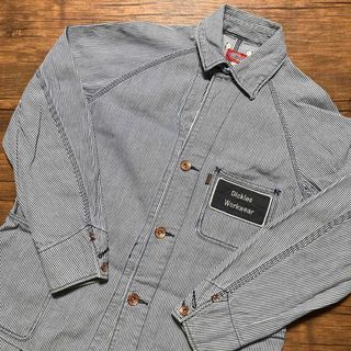 ディッキーズ(Dickies)の『Dickies』ディッキーズ　カバーオール　ヒッコリーストライプ(カバーオール)