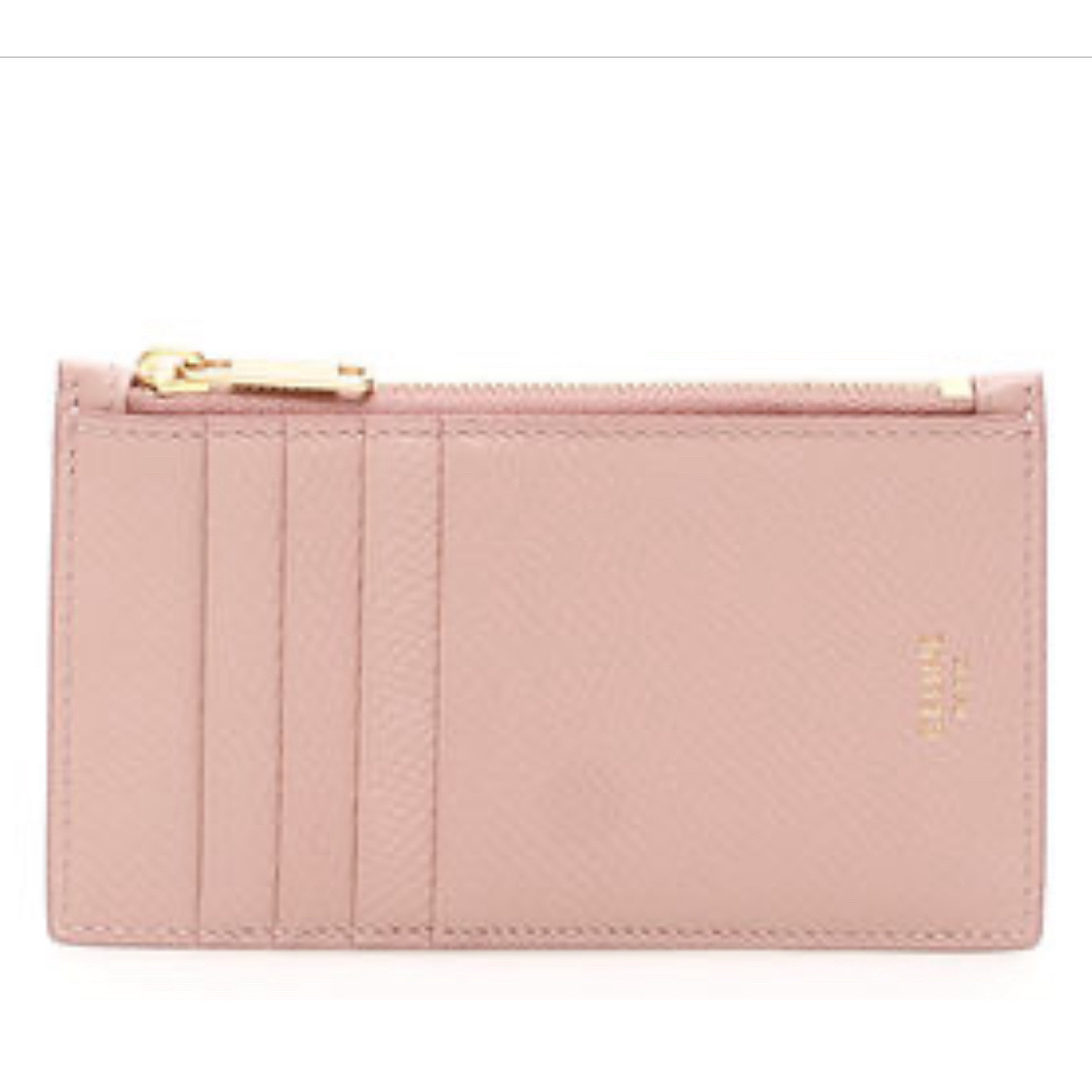 celine(セリーヌ)のCeline grain leather cardholder レディースのファッション小物(名刺入れ/定期入れ)の商品写真