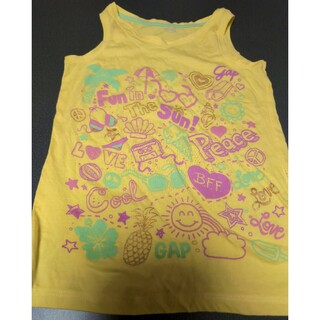 ギャップキッズ(GAP Kids)のGAP 150袖なしシャツ　イエロー(Tシャツ/カットソー)