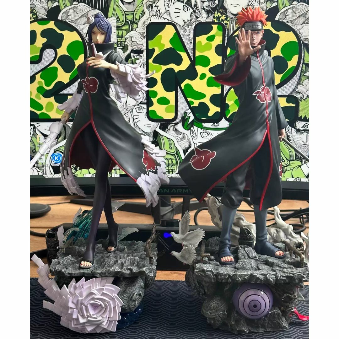 ナルト コナン ペイン 2体セット ガレージキット 塗装済み完成品 ナルト コナン ペイン 2体セット ガレージキット 塗装済み完成品