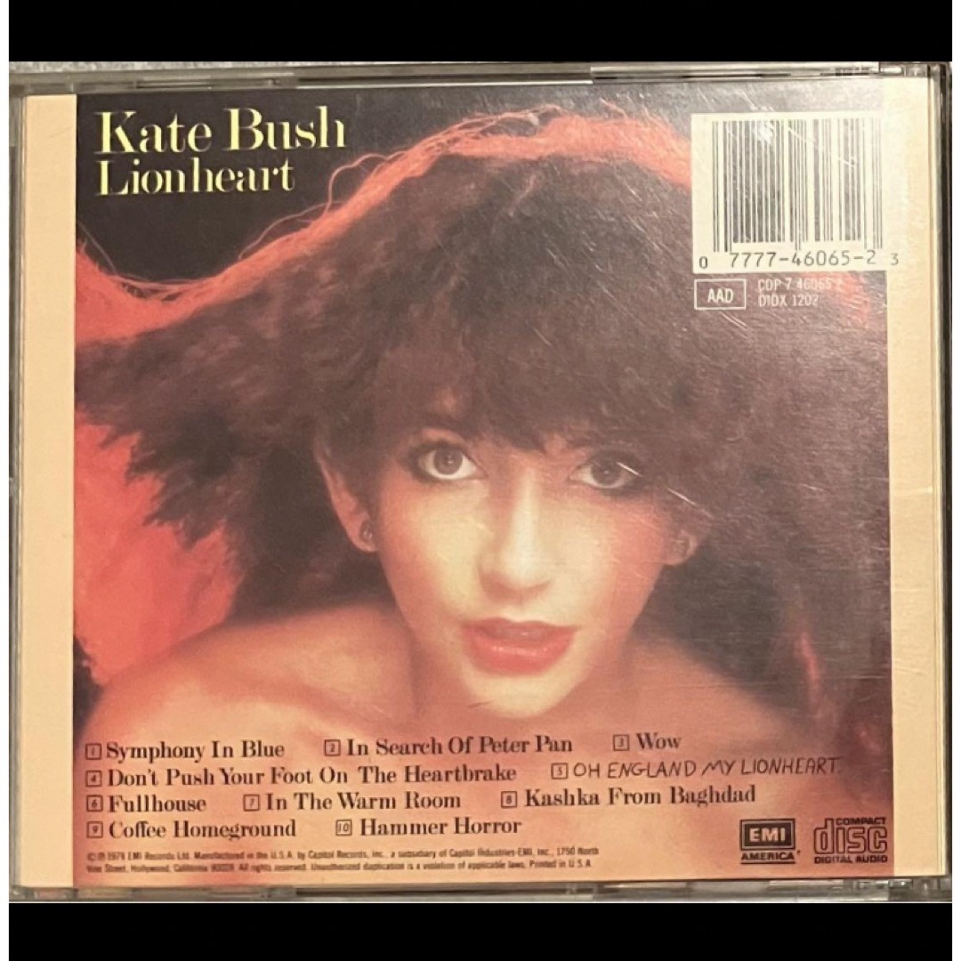 Kate Bush Lionheart ケイトブッシュ ライオンハート エンタメ/ホビーのCD(ポップス/ロック(洋楽))の商品写真