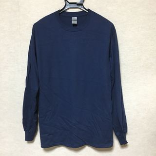 ギルタン(GILDAN)の新品 GILDAN ギルダン 長袖ロンT ネイビー 紺 M(Tシャツ/カットソー(七分/長袖))