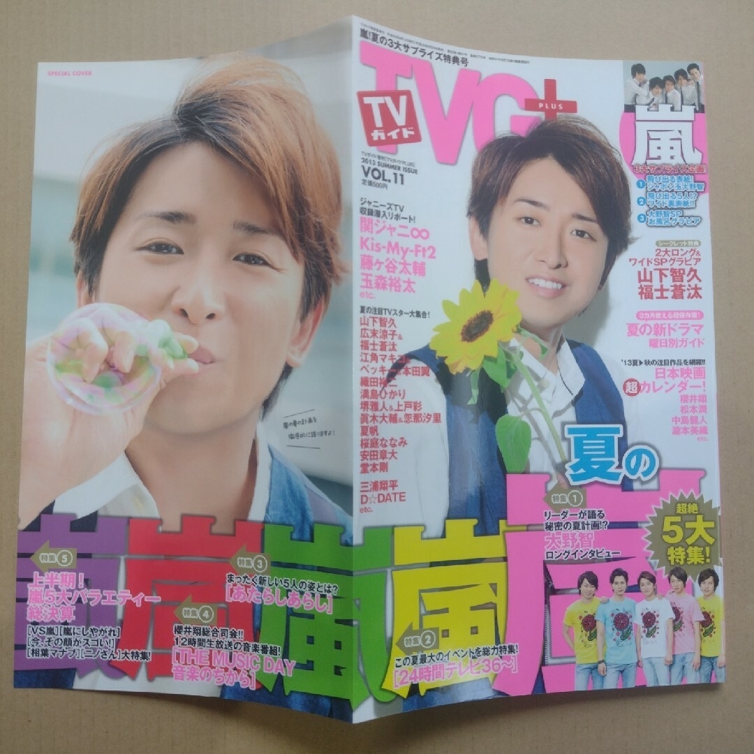 【雑誌】TVガイドPLUS (プラス) VOL.11 2013年 8/12号 エンタメ/ホビーの雑誌(音楽/芸能)の商品写真