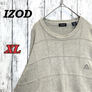 IZOD アイゾッド　メンズ　ニット　セーター　ゆったり　XL(ニット/セーター)