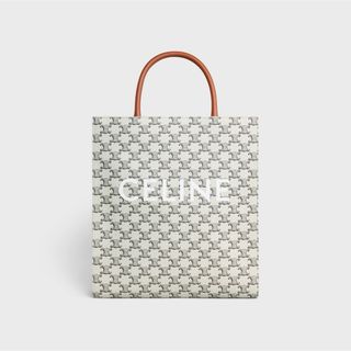 セリーヌ(celine)の正規品セリーヌカバ CELINEトリオンフキャンバス タン / エクリュ(トートバッグ)