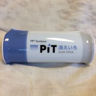 トンボエンピツ(トンボ鉛筆)の消えいろピット型ペンケース 筆入れ トンボ鉛筆 消えいろPITスティックのり型(その他)