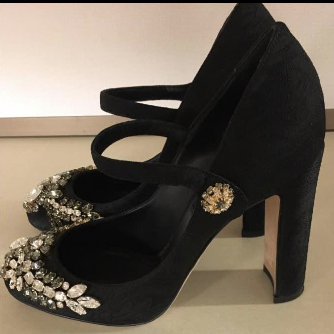 DOLCE&GABBANA(ドルチェアンドガッバーナ)のドルチェアンドガッバーナ   グッチレディースビジュー　パンプス　23.5 36 レディースの靴/シューズ(ハイヒール/パンプス)の商品写真