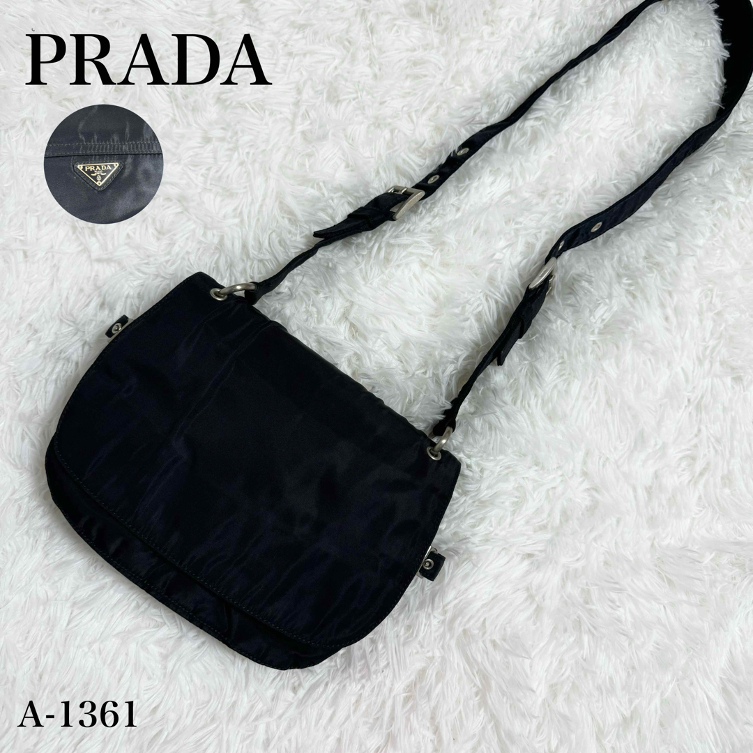 超美品✨PRADA プラダ 三角ロゴ テスートナイロン ショルダーバッグ 超美品✨PRADA プラダ 三角ロゴ テスートナイロン ショルダーバッグ