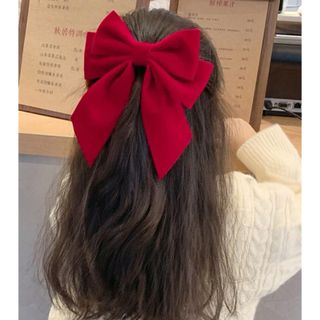 大きめ♡メッシュポルカドットダブルヘアクリップの通販｜ラクマ