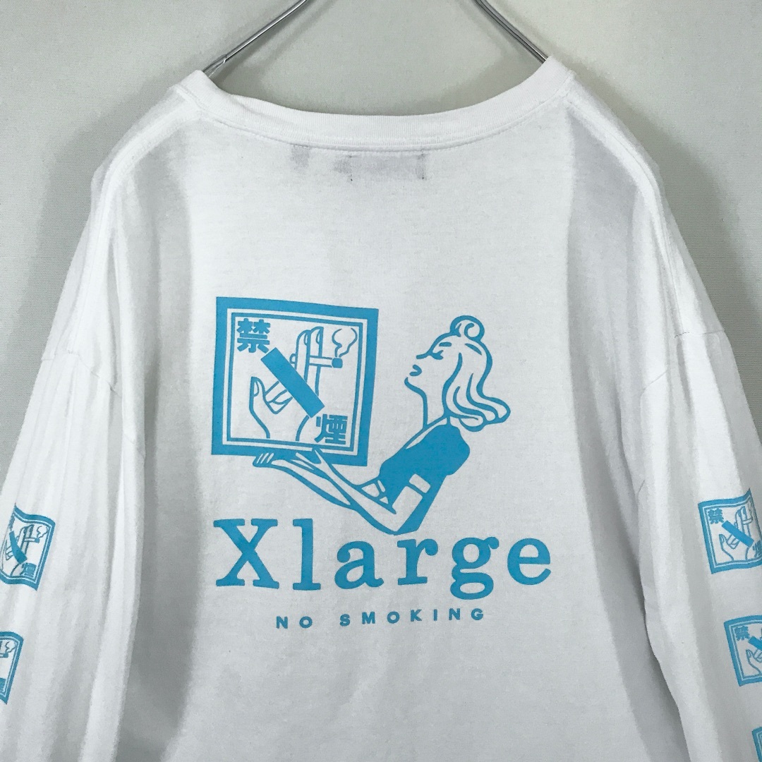 XLARGE(エクストララージ)のXLARGE★ノースモーキング(禁煙)グラフィック★ロンT/長袖Tシャツ メンズのトップス(Tシャツ/カットソー(七分/長袖))の商品写真