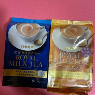 日東紅茶 ロイヤルミルクティー とはちみつ味セット（オマケ付き）(茶)