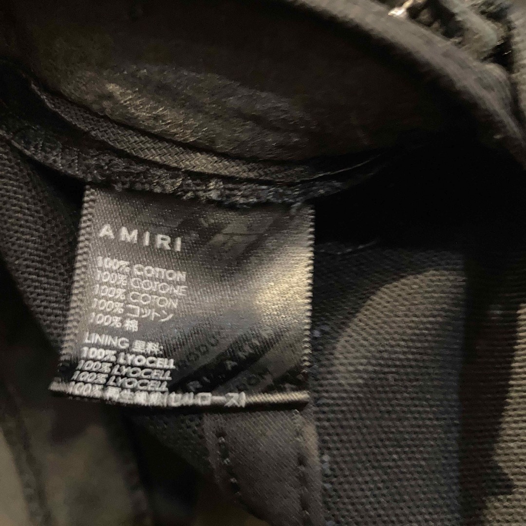 AMIRI(アミリ)のAMIRI アミリ 新品 MA ロゴ キャップ ブラック メンズの帽子(キャップ)の商品写真