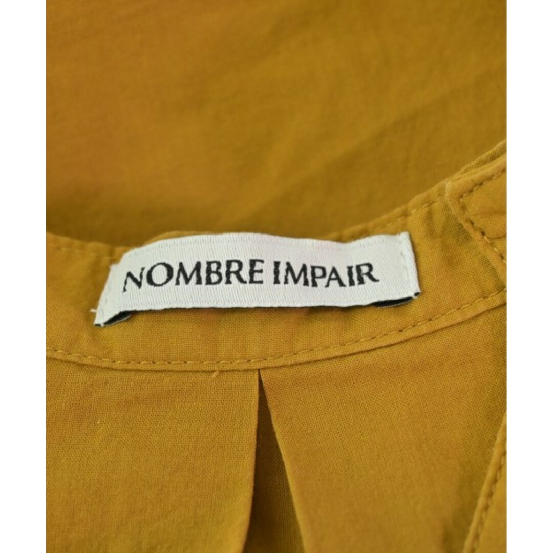 nombre impair(ノンブルアンベール)のNOMBRE IMPAIR ノンブルアンペール ブラウス F マスタード 【古着】【中古】 レディースのトップス(シャツ/ブラウス(長袖/七分))の商品写真