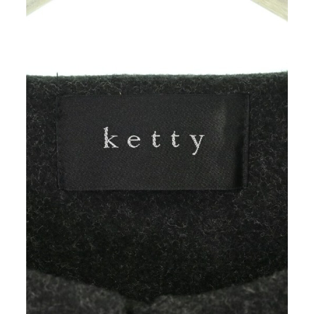 ketty(ケティ)のketty ケティ コート（その他） 2(M位) チャコールグレー 【古着】【中古】 レディースのジャケット/アウター(その他)の商品写真