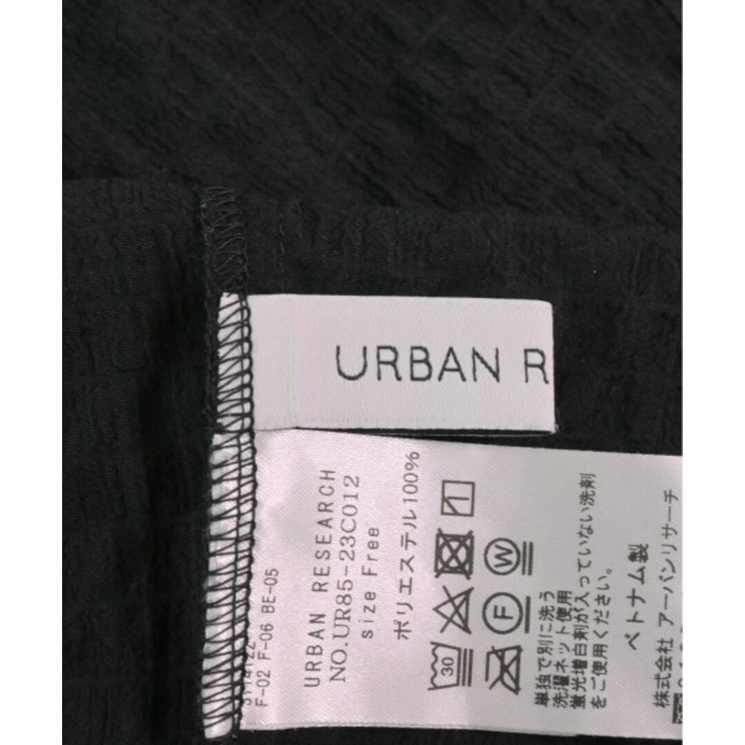 URBAN RESEARCH(アーバンリサーチ)のURBAN RESEARCH アーバンリサーチ ブラウス F 黒 【古着】【中古】 レディースのトップス(シャツ/ブラウス(長袖/七分))の商品写真