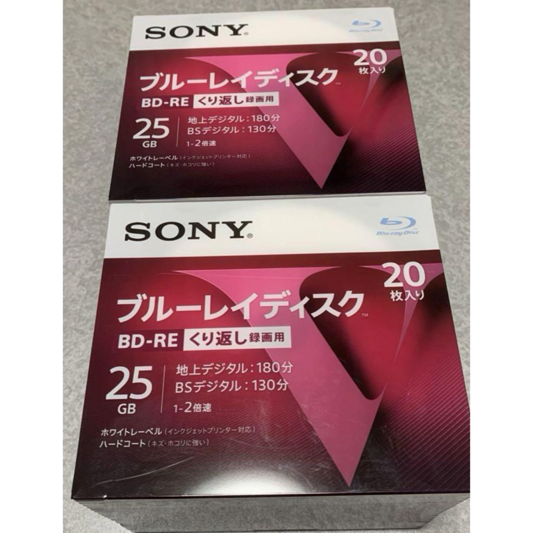 SONY(ソニー)のSONY ソニー　ブルーレイディスク　 25GB 20枚x2 エンタメ/ホビーのDVD/ブルーレイ(その他)の商品写真