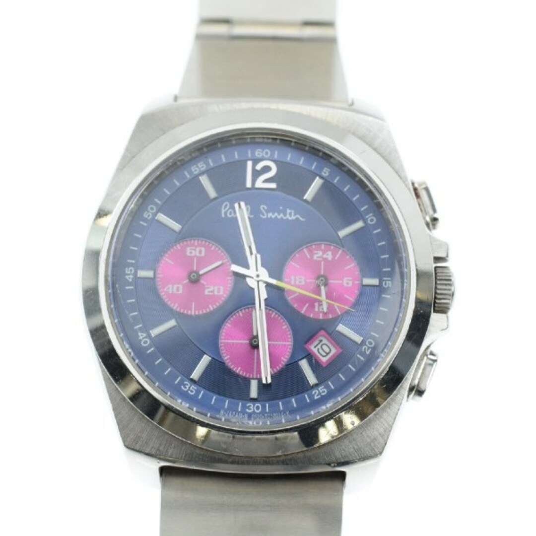 Paul Smith(ポールスミス)のPaul Smith ポールスミス 腕時計 - 青系xシルバー 【古着】【中古】 メンズの時計(その他)の商品写真