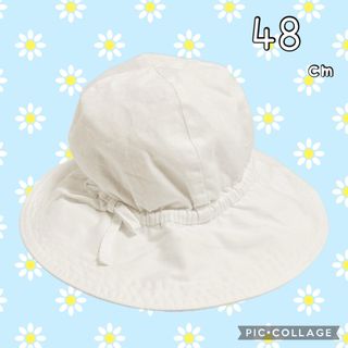 ギャップ(GAP)の【美品】子供用　コットンサンハット48cm(帽子)