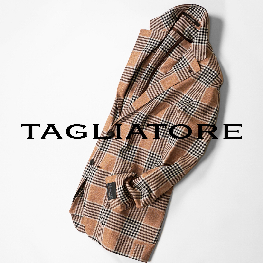 TAGLIATORE(タリアトーレ)のLEON記載9.5万TAGLIATOREタリアトーレ軽量LIGHTジャケット48 メンズのジャケット/アウター(テーラードジャケット)の商品写真