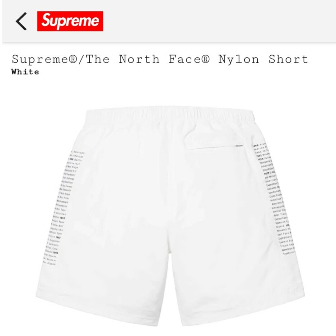 Supreme x The North Face】24SS WEEK 3 ナイロン ショーツ Supreme x The North Face】24SS WEEK 3 ナイロン ショーツ