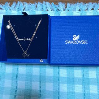 スワロフスキー(SWAROVSKI)のスワロフスキー　2連ネックレス　まもなく出品終了させていただきます(ネックレス)