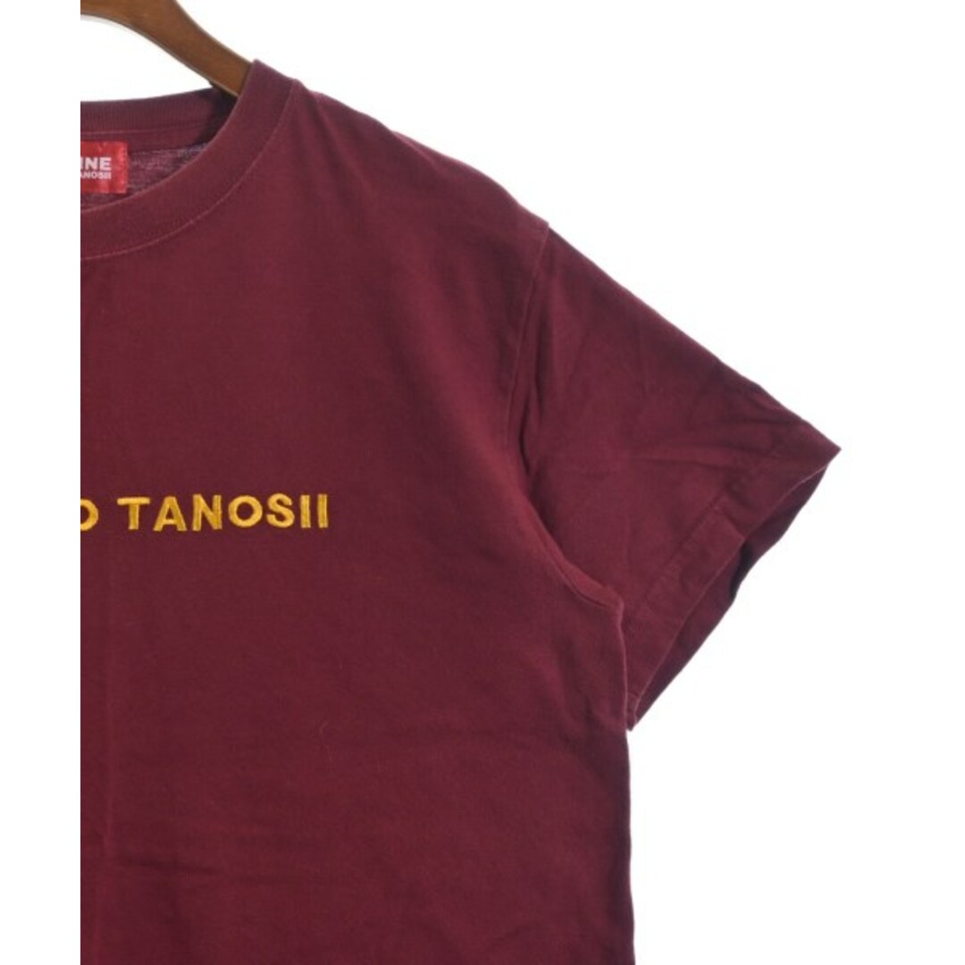 BOKUHATANOSII(ボクハタノシイ)のBOKU HA TANOSII Tシャツ・カットソー -(S位) 赤系 【古着】【中古】 メンズのトップス(Tシャツ/カットソー(半袖/袖なし))の商品写真