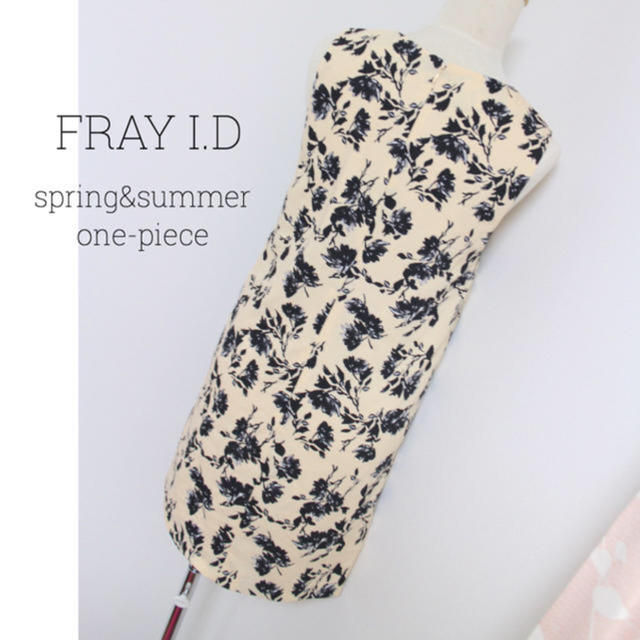 FRAY I.D(フレイアイディー)のFRAY I.D♡フレイアイディ♡s/sフラワースリーブワンピ レディースのワンピース(ミニワンピース)の商品写真