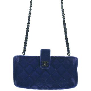 シャネル(CHANEL)のCHANEL シャネル ショルダーバッグ - 青 【古着】【中古】(ショルダーバッグ)