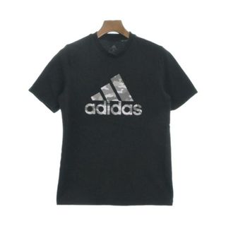 adidas アディダス Tシャツ・カットソー M 黒 【古着】【中古】