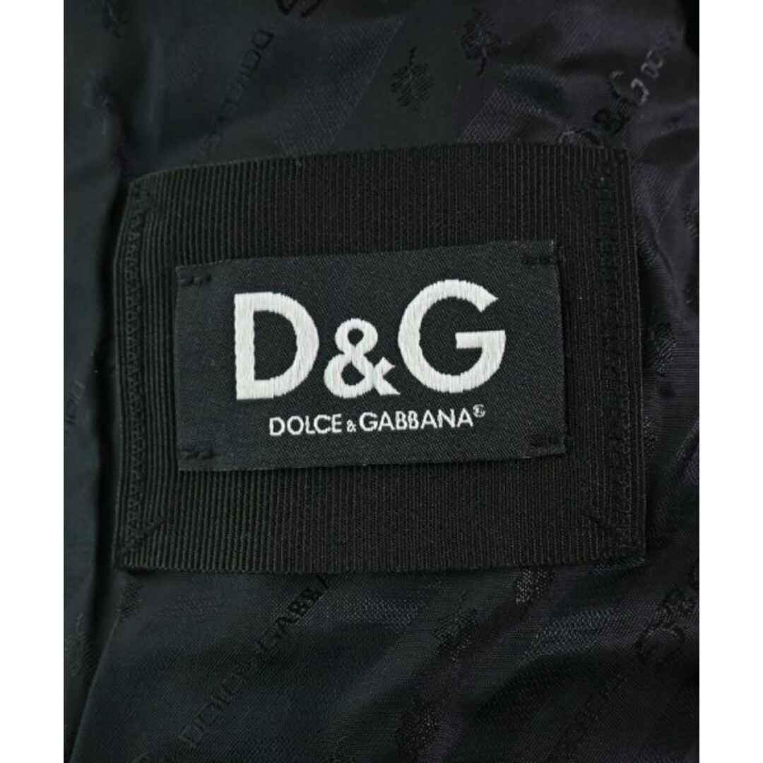 D&G(ディーアンドジー)のD&G ディー＆ジー テーラードジャケット 44(S位) 黒 【古着】【中古】 メンズのジャケット/アウター(テーラードジャケット)の商品写真