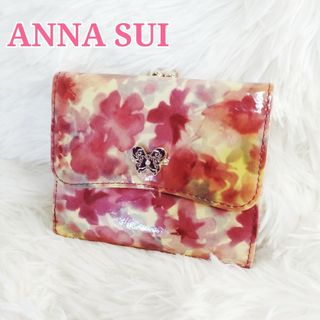 ANNA SUI - 【数回使用】ANNA SUI ドルチェ パープル 財布 がま口