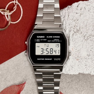 カシオ(CASIO)のカシオ　デジタル腕時計　新品　レトロシンプル　希少　モノトーンデザイン(腕時計(デジタル))