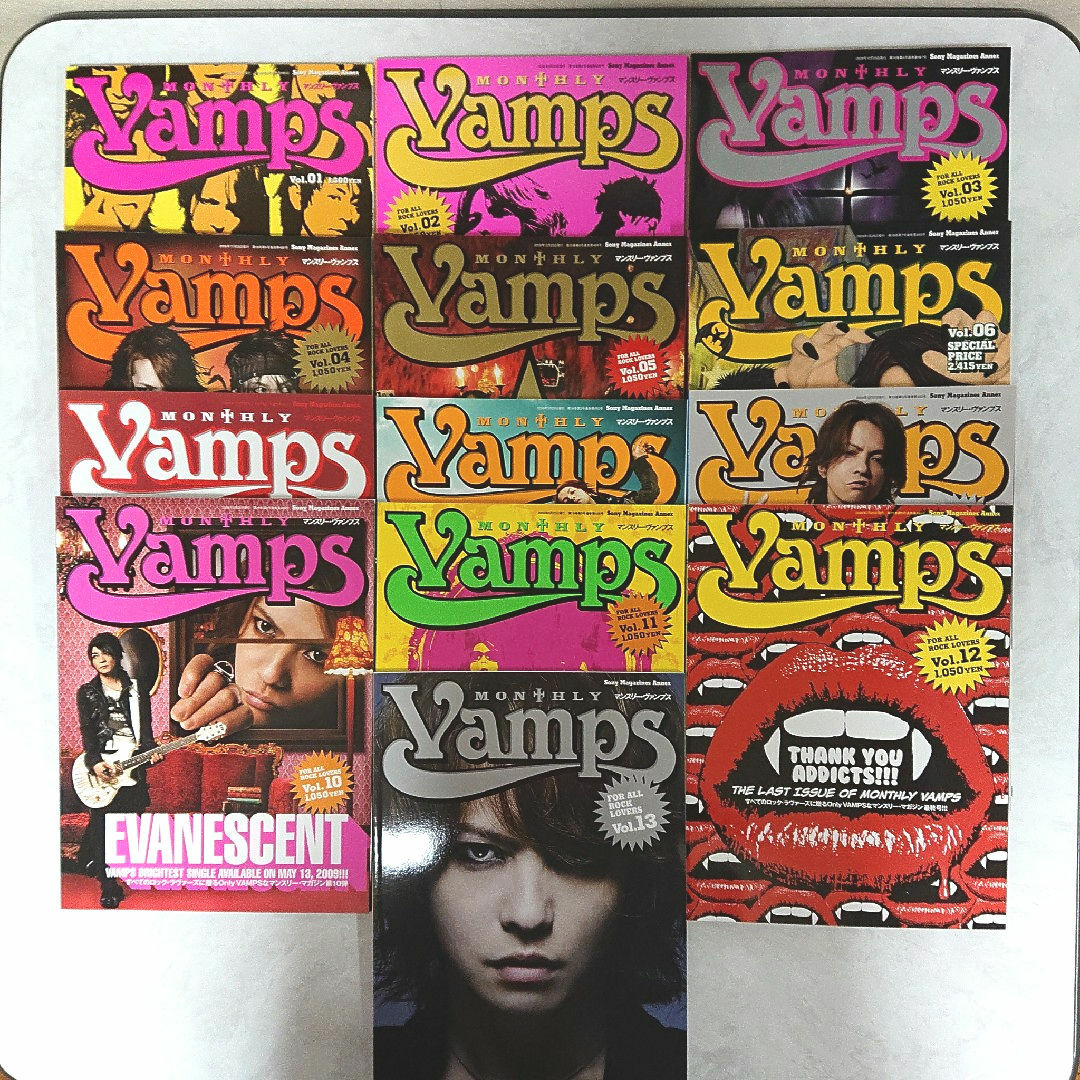 MONTHLY VAMPS(VAMPSオンリーの月刊誌) エンタメ/ホビーのタレントグッズ(ミュージシャン)の商品写真