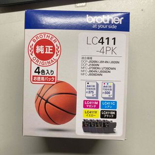 ブラザー(brother)のbrother 純正インクカートリッジ 4色パック LC411-4PK(その他)