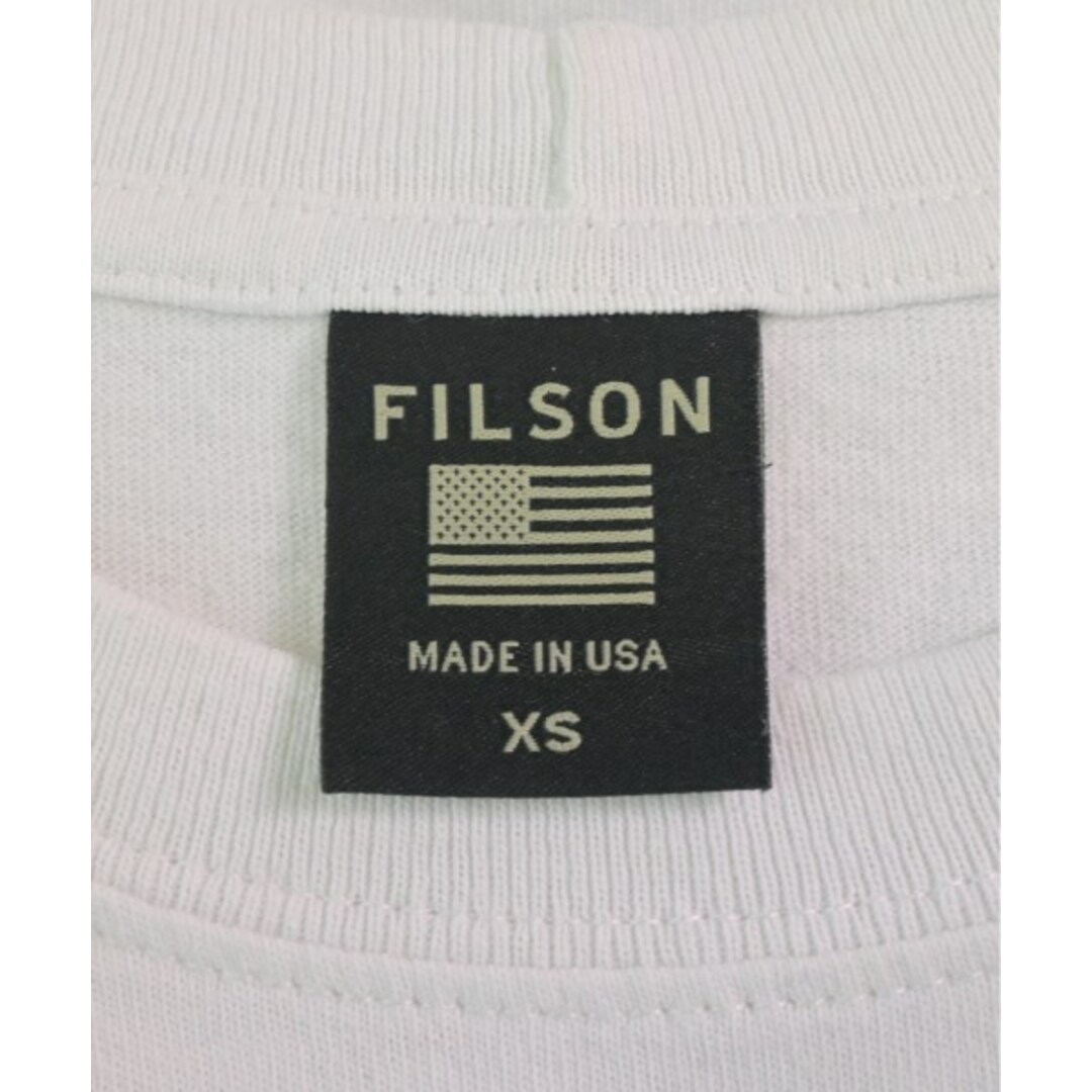 FILSON(フィルソン)のFILSON フィルソン Tシャツ・カットソー XS 白 【古着】【中古】 メンズのトップス(Tシャツ/カットソー(半袖/袖なし))の商品写真