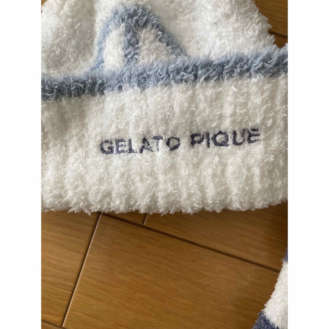 gelato pique(ジェラートピケ)のジェラートピケベビーロンパース帽子 キッズ/ベビー/マタニティのベビー服(~85cm)(ロンパース)の商品写真