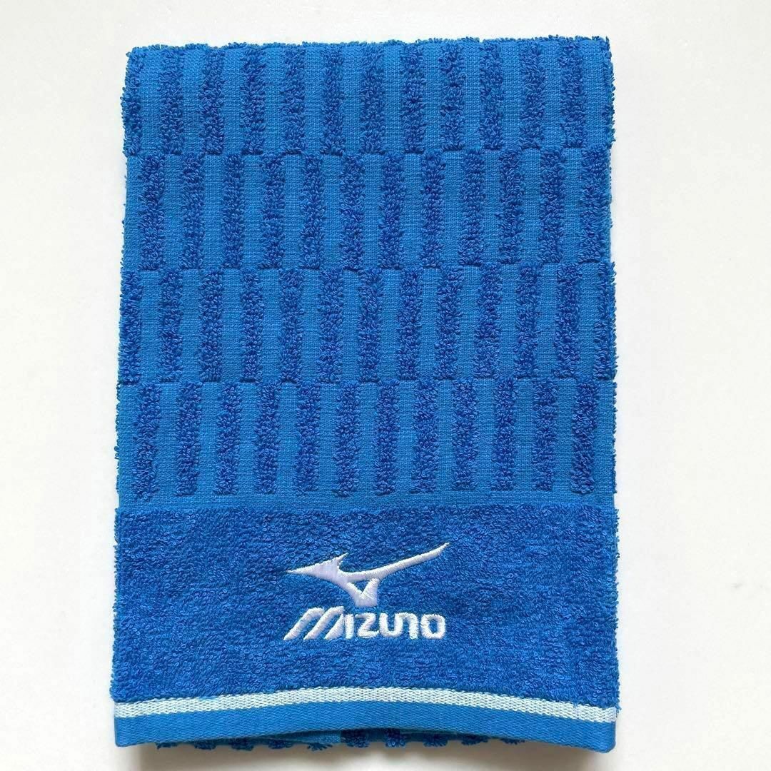 MIZUNO(ミズノ)のミズノ MIZUNO フェイスタオル 未使用品 2枚セット ブルー インテリア/住まい/日用品の日用品/生活雑貨/旅行(タオル/バス用品)の商品写真