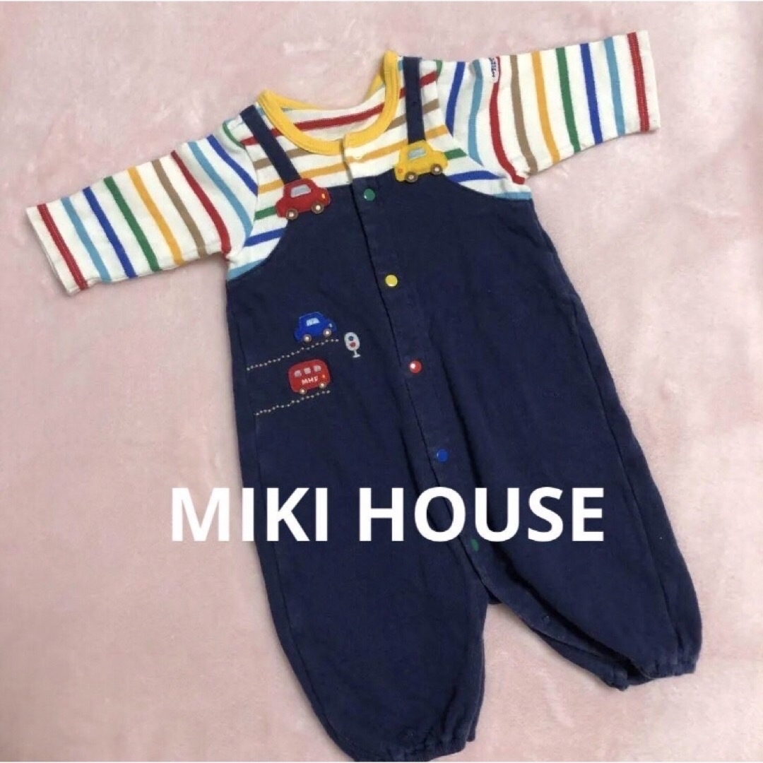 mikihouse(ミキハウス)のミキハウス　ロンパース　50〜60 ミキハウスベビー ファースト 赤ちゃん キッズ/ベビー/マタニティのベビー服(~85cm)(ロンパース)の商品写真