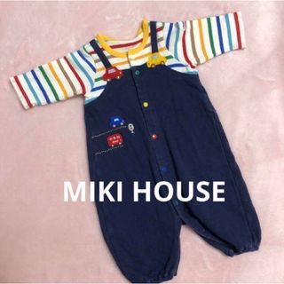 ミキハウス(mikihouse)のミキハウス　ロンパース　50〜60 ミキハウスベビー ファースト 赤ちゃん(ロンパース)