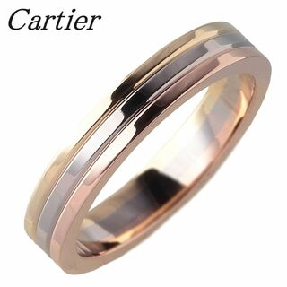 Cartier - カルティエ K18PG ダイヤモンド リング ロゴドゥーブルC 48