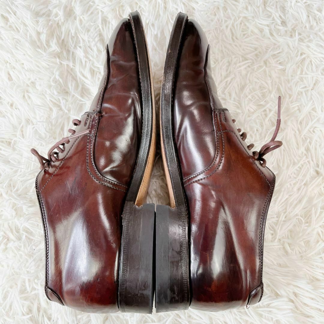 Alden(オールデン)のALDEN オールデン Vチップ レザーシューズ コードバン ブラウン 7.5 メンズの靴/シューズ(ブーツ)の商品写真