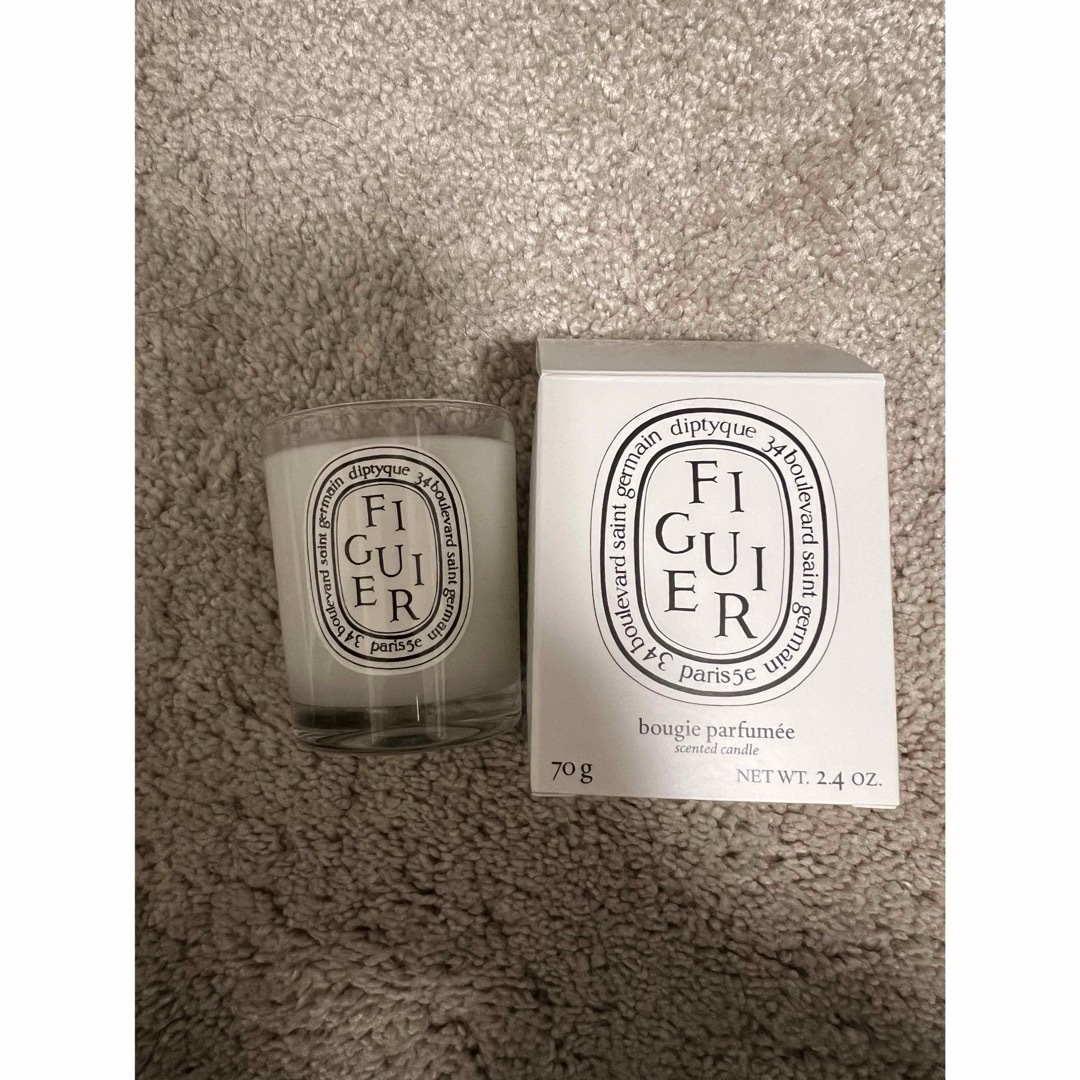 diptyque(ディプティック)の新品•未使用　ディプティック diptyque キャンドル フィギエ コスメ/美容のリラクゼーション(キャンドル)の商品写真