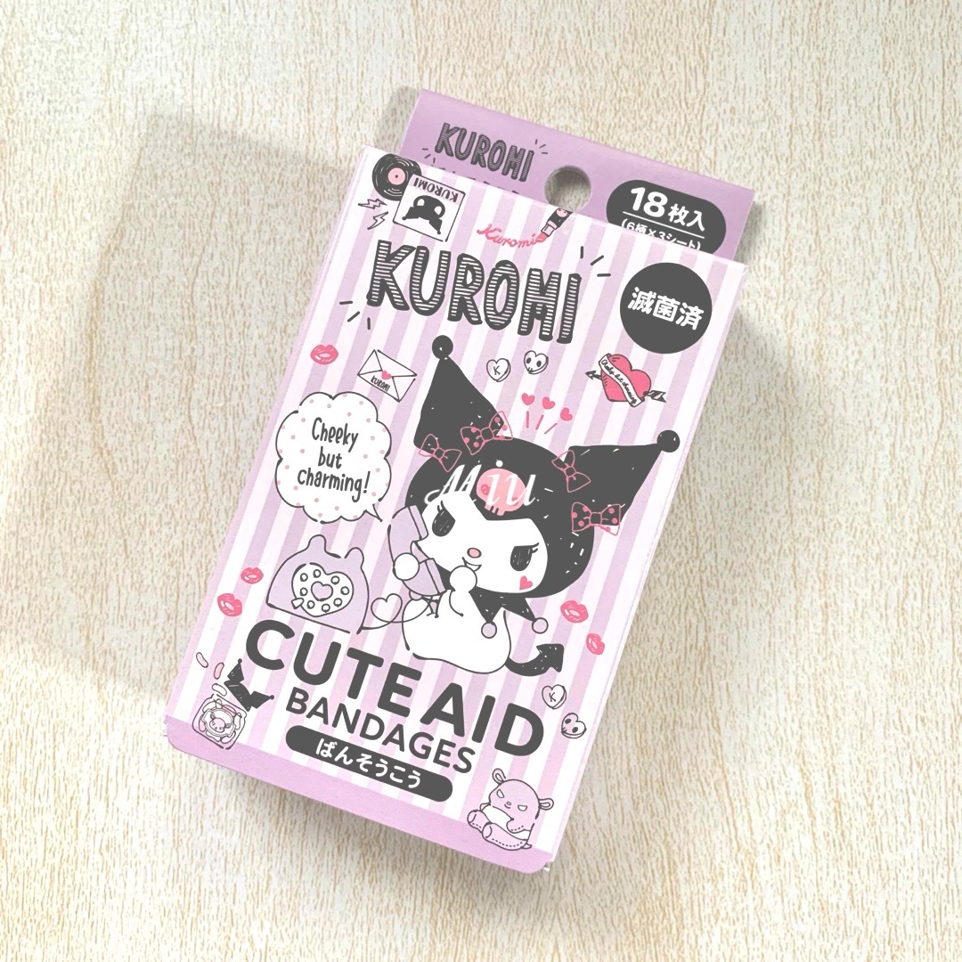 サンリオ(サンリオ)のクロミ ばんそうこう CUTE AID BANDAGES エンタメ/ホビーのおもちゃ/ぬいぐるみ(キャラクターグッズ)の商品写真