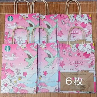 スターバックス(Starbucks)のStarbucks Coffee　紙袋　桜(ショップ袋)